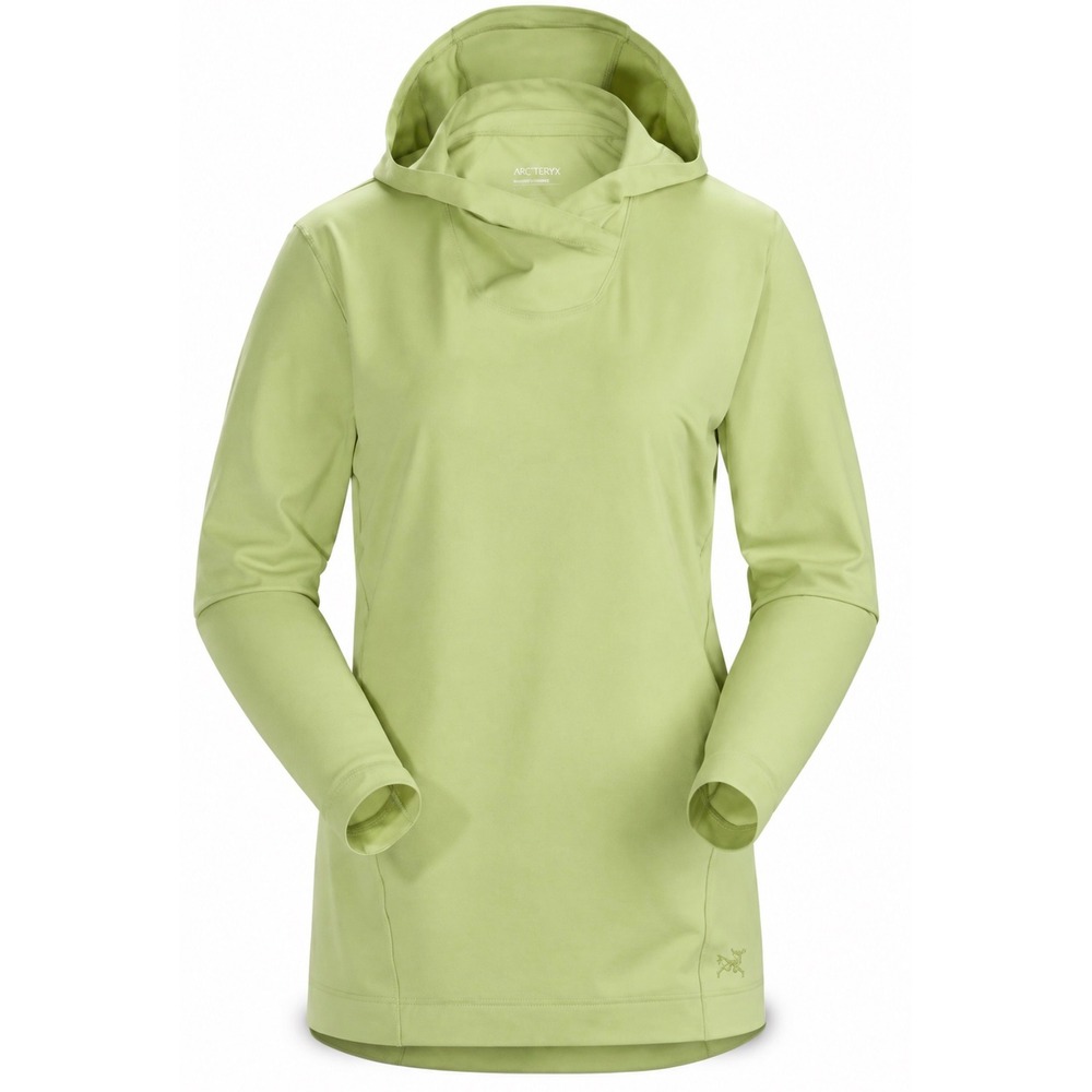 Arc'teryx Remige Hoody Women Med Green UPF 50 Hiking Gorpcore Packable wicking